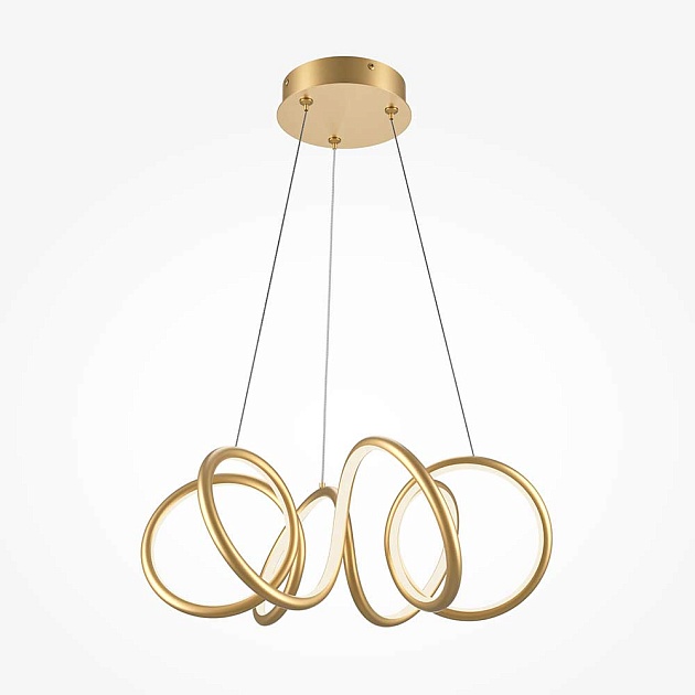 Подвесной светодиодный светильник Maytoni Curve MOD241PL-L60BSK изображение 5 Подвесной светодиодный светильник Maytoni Curve MOD241PL-L60BSK Фото № 5