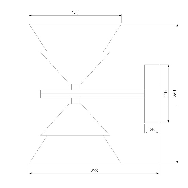 Бра Eurosvet Rylee 70138/2 хром Фото № 2