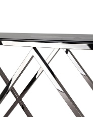 Консоль Stool Group ИНСИГНИЯ 115х30 стекло smoke сталь тёмный хром ECST-026-BG-SK (115x30) 2
