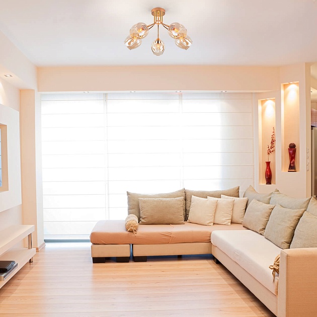 Потолочная люстра Eurosvet Marci 30164/5 золото изображение 5 Потолочная люстра Eurosvet Marci 30164/5 золото Фото № 5