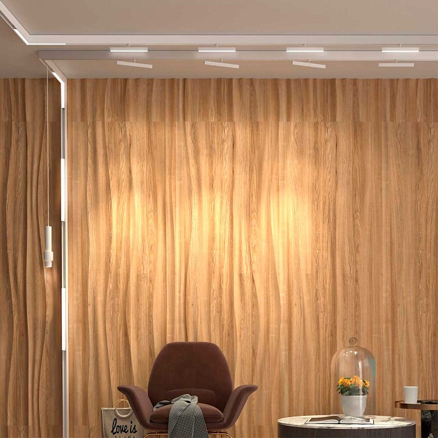 Трековый однофазный светодиодный светильник Novotech Shino Flum 358605 Фото № 5