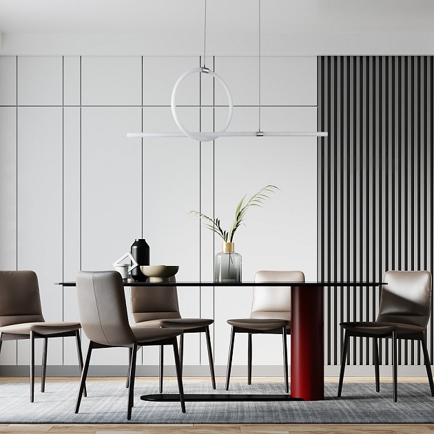 Подвесной светодиодный светильник Gerhort G61318/2CR WT Фото № 3