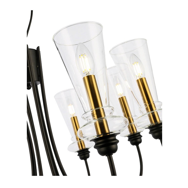 Подвесная люстра Evoluce Rammo SLE112403-08 изображение 2 Подвесная люстра Evoluce Rammo SLE112403-08 Фото № 2