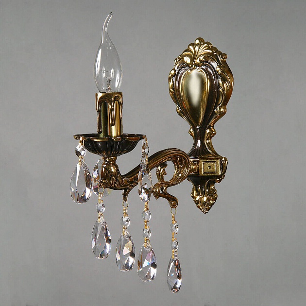 Бра Ambiente Leon 2128/1 PB Tear Drop изображение Бра Ambiente Leon 2128/1 PB Tear Drop Фото №