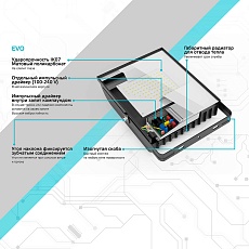 Прожектор светодиодный Gauss Evo 10W 6500К 687511310 1