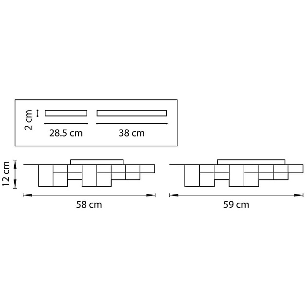 Потолочный светодиодный светильник Lightstar Favo 750122 изображение 3 Потолочный светодиодный светильник Lightstar Favo 750122 Фото № 3