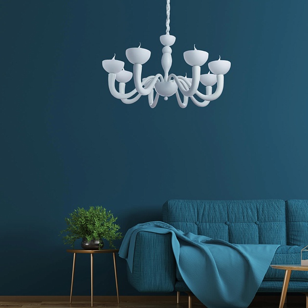 Подвесная люстра Divinare Bianca 7091/01 LM-8 изображение 8 Подвесная люстра Divinare Bianca 7091/01 LM-8 Фото № 8