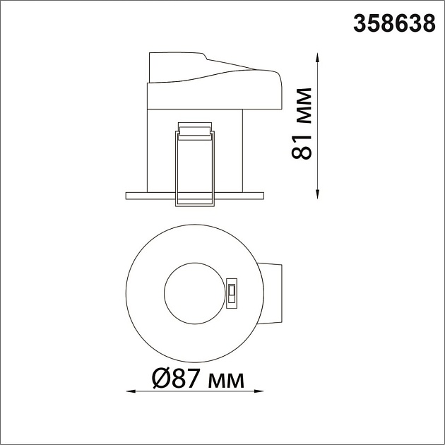Встраиваемый светодиодный светильник Novotech Spot Regen 358638 изображение 6 Встраиваемый светодиодный светильник Novotech Spot Regen 358638 Фото № 6