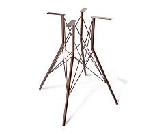 Кухонный стол Sheffilton SHT-TU2-1/ТT8 60/60 ДУБ/керамика медный/прозрачный лак/коричневая сепия 1470992501 2