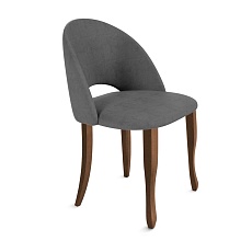 Офисный стул Sheffilton SHT-ST34/S122 платиново-серый/темный орех/черный муар 7237453401