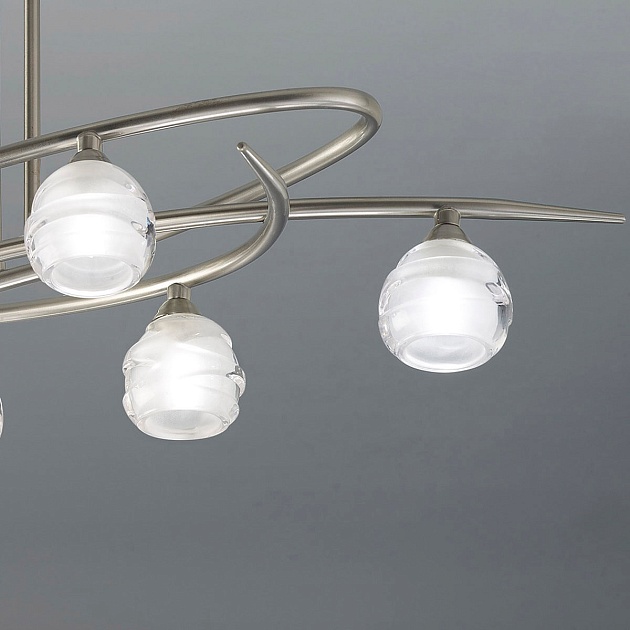 Подвесная люстра Mantra Loop Satin Nickel 1811 Фото № 4