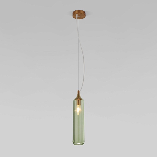 Подвесной светильник Eurosvet Siesta 50252/1 зеленый изображение Подвесной светильник Eurosvet Siesta 50252/1 зеленый Фото №