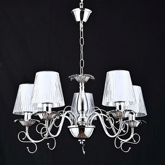 Подвесная люстра ЭкономСвет 13152/5CR WCL изображение Подвесная люстра ЭкономСвет 13152/5CR WCL Фото №