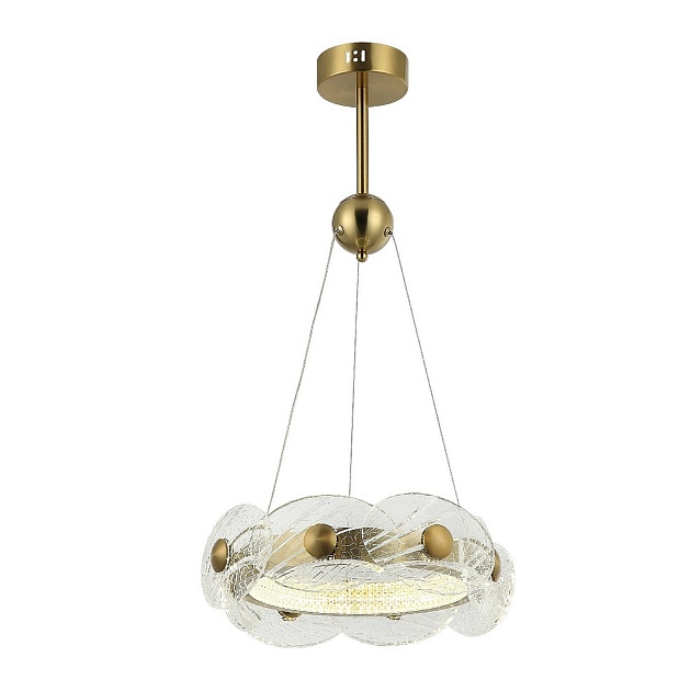 Подвесная светодиодная люстра Gerhort G61411/1BRS CL Фото № 