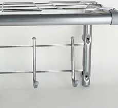 Настенная вешалка Sheffilton SHT-WH7 хром лак/серый 6077924401 1