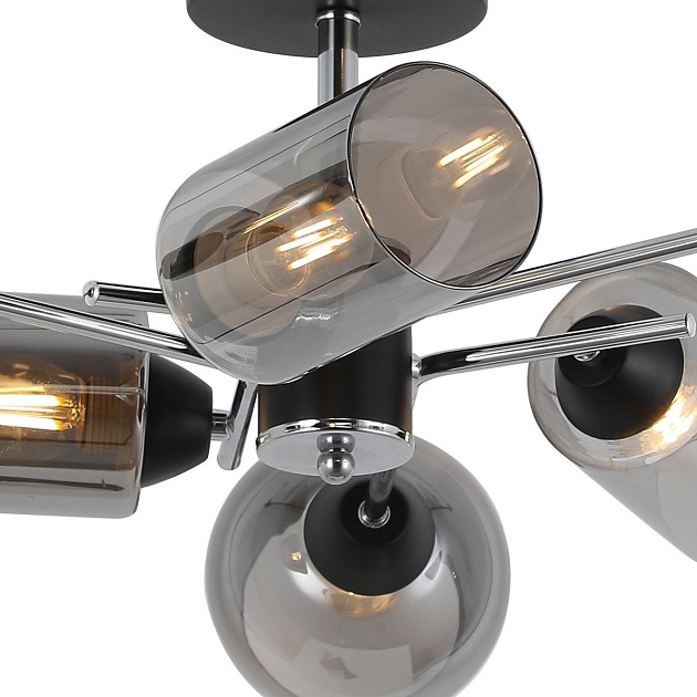Потолочная люстра Illumico IL8243-6COU-79 BK CR Фото № 3