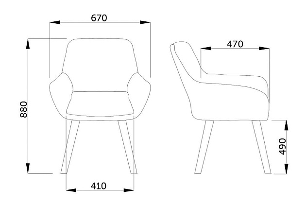 Кресло AksHome Soft пыльная роза, велюр 77325 Фото № 3