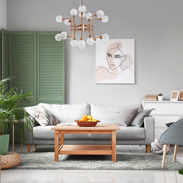 Подвесная люстра Divinare DALLAS 3360/15 LM-16 Фото № 5