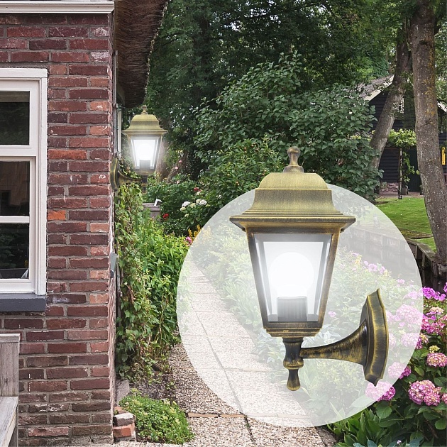 Уличный настенный светильник Apeyron Леда 11-11бр изображение 4 Уличный настенный светильник Apeyron Леда 11-11бр Фото № 4