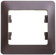 Рамка 1-постовая Systeme Electric Glossa шоколад GSL000801