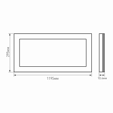 Светодиодная панель Arlight IM-S300x1200-40W Day4000 023154(2) 1