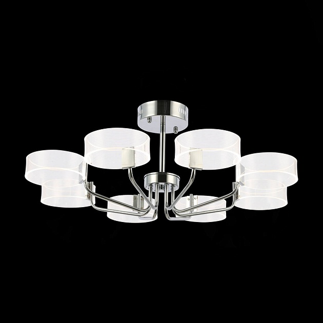 Потолочная светодиодная люстра Evoluce Solla SLE283102-08 изображение 4 Потолочная светодиодная люстра Evoluce Solla SLE283102-08 Фото № 4