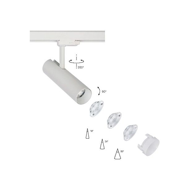 Трековый светодиодный светильник Nowodvorski Milo Led 8766 изображение 4 Трековый светодиодный светильник Nowodvorski Milo Led 8766 Фото № 4