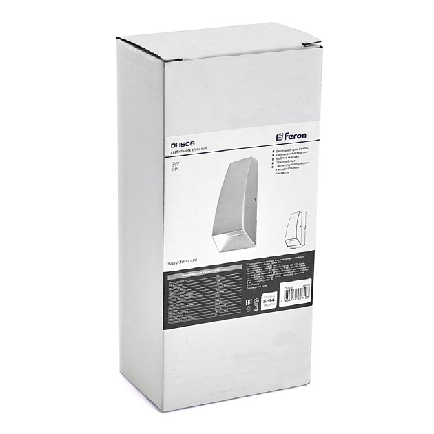 Уличный настенный светодиодный светильник Feron Дели DH506 48365 Фото № 8