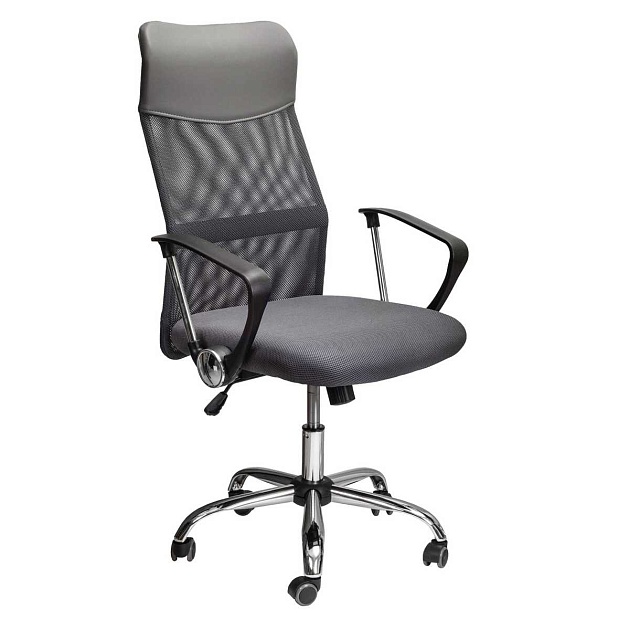 Офисное кресло AksHome Aria серый, сетка 65435 Фото № 