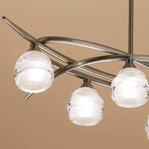 Подвесная люстра Mantra Loop Antique Brass 1821 Фото № 3