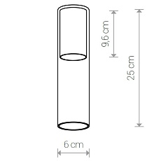 Плафон Nowodvorski Cameleon Cylinder M 8543 1