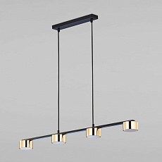 Подвесная люстра TK Lighting 6094 Dallas Gold Black