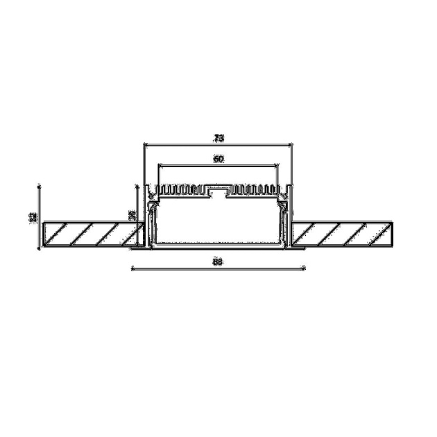 Профиль встраиваемый DesignLed LE.8832-W 003117 Фото № 2