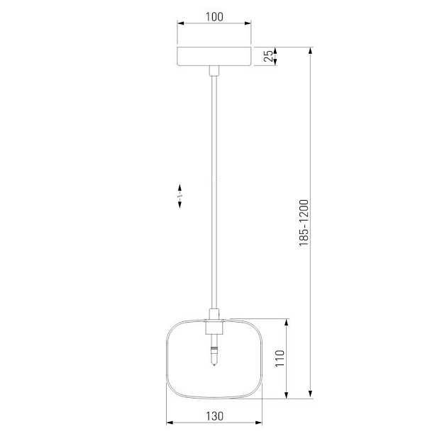 Подвесной светильник Eurosvet Jar 50128/1 золото Фото № 3