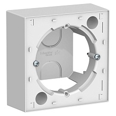 Коробка для наружного монтажа Schneider Electric AtlasDesign белая ATN000100