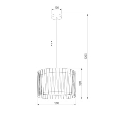Подвесной светильник TK Lighting 1655 Harmony Black 1
