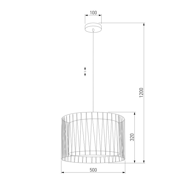 Подвесной светильник TK Lighting 1655 Harmony Black Фото № 2