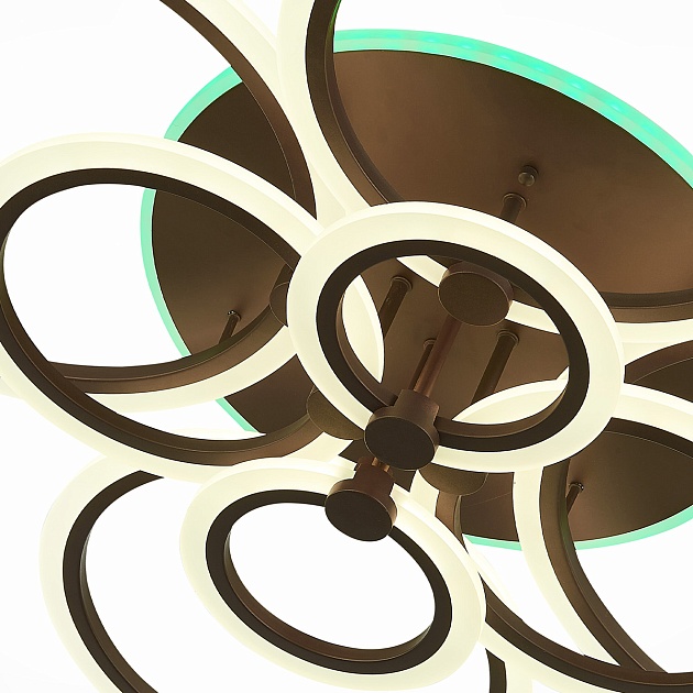 Потолочная светодиодная люстра Evoled Cerina SLE500572-08RGB изображение 8 Потолочная светодиодная люстра Evoled Cerina SLE500572-08RGB Фото № 8