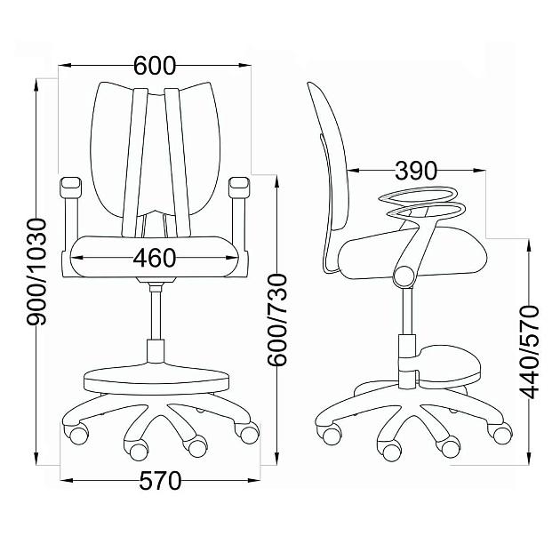 Детское кресло AksHome Pegas синий, ткань 75263 изображение 2 Детское кресло AksHome Pegas синий, ткань 75263 Фото № 2