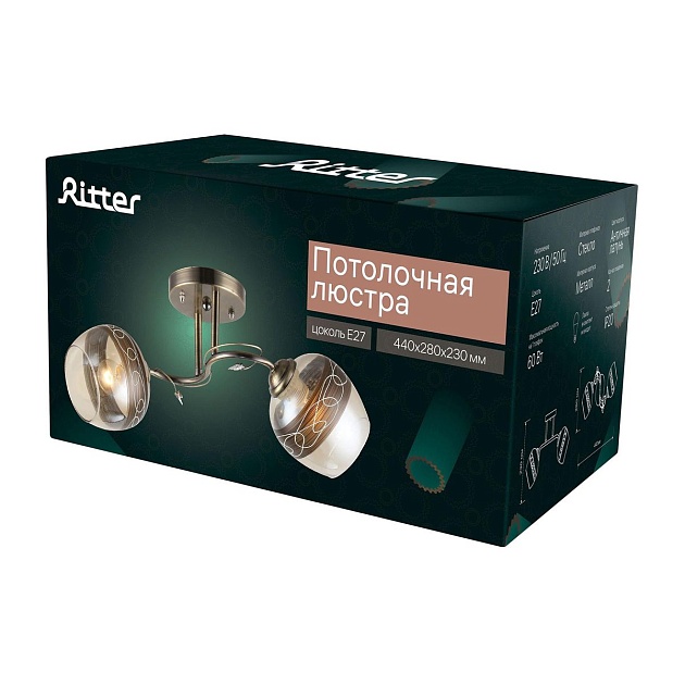 Потолочная люстра Ritter Napoli 52415 1 Фото № 2