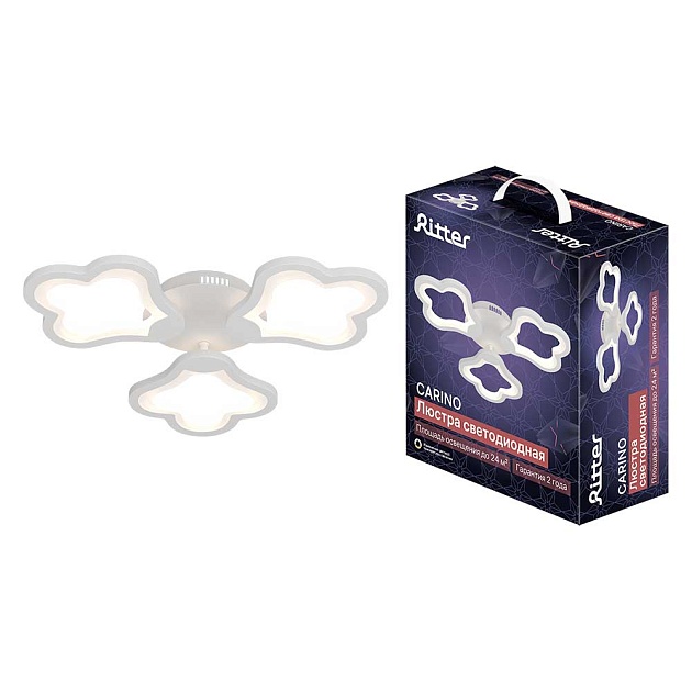 Потолочная люстра Ritter CARINO 52049 2 Фото № 