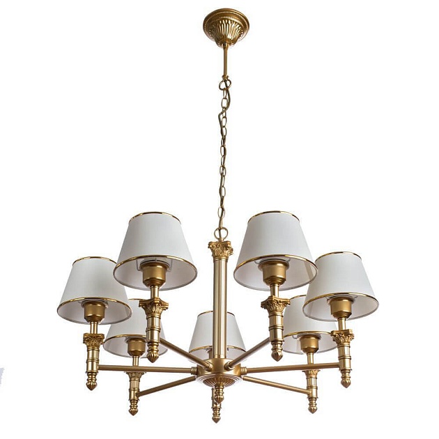 Подвесная люстра Arte Lamp Liguria A9185LM-7SG Фото № 