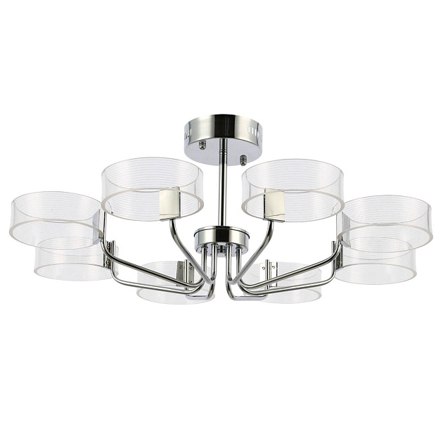 Потолочная светодиодная люстра Evoluce Solla SLE283102-08 изображение Потолочная светодиодная люстра Evoluce Solla SLE283102-08 Фото №