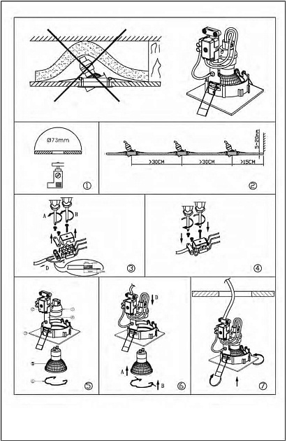 Встраиваемый светильник Lucide Focus 11002/05/12 изображение 4 Встраиваемый светильник Lucide Focus 11002/05/12 Фото № 4
