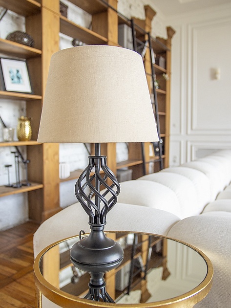 Настольная лампа Lucia Ковка черная 432 4606400510758 изображение 3 Настольная лампа Lucia Ковка черная 432 4606400510758 Фото № 3