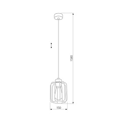 Подвесной светильник TK Lighting 4714 Galaxy New 1