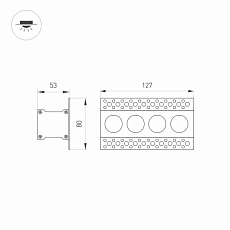 Встраиваемый светодиодный светильник Arlight MS-Orient-Built-Trimless-TC-S38x127-10W Day4000 032224 1