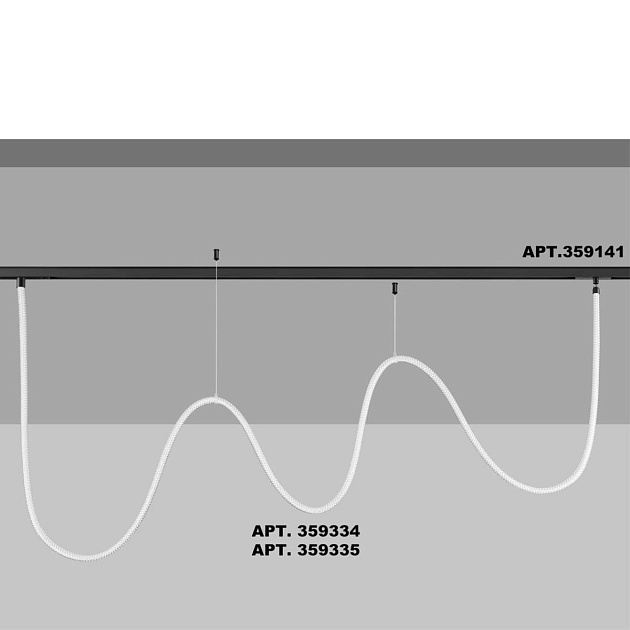 Трековый светодиодный светильник Novotech Ramo Konst 359334 Фото № 5