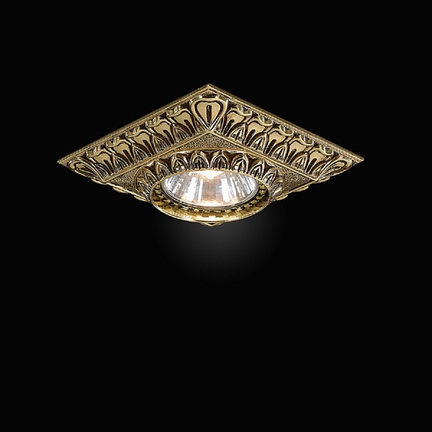 Встраиваемый светильник Reccagni Angelo Spot 1083 Oro Фото № 