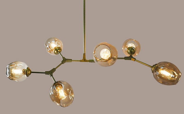 Подвесная люстра Elvan LU-113/6-Е27-Gl Фото № 7